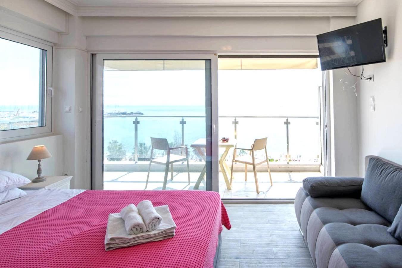 Breathtaking Seaview Studio In Athenian Riviera Exterior foto